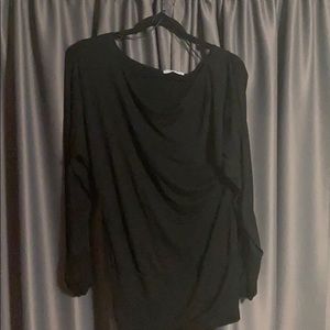Over the shoulder black top